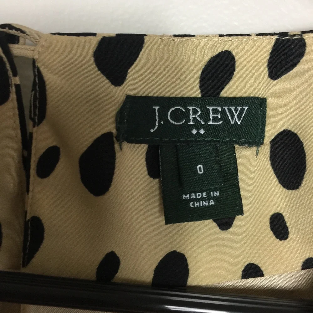 J. Crew Jules Dress in Wildcat Leopard Print